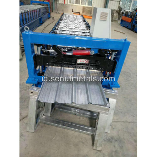 Lembaran logam IBR roof roll forming machine